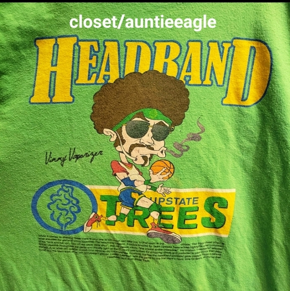 RARE "Tree Shurts" Limited Edition Cannabis Headband Strain Graphic T Unisex Med - Picture 1 of 7